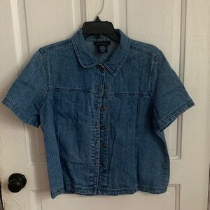 Vintage Denim Short Sleeve Shirt